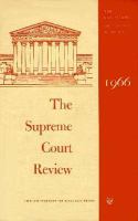 Supreme Court Review, 1966 cover