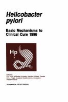 Helicobacter Pylori: Basic Mechanisms to Clinical Cure 1996 cover