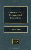 Over-The-Counter Pharmaceutical Formulations cover