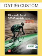 DAT 36: ND BRONX COMM COLLEGE SIMNET FOR EXCEL 365/2019 CMPLT NORDELL SIMBOOK SM AC cover