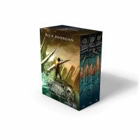 Percy Jackson and the Olympians 3 Book Paperback Boxed Set with New Covers cover