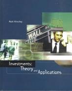 Investments Theory and Applications cover
