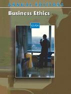 Annual Editions Business Ethics 03/04 cover