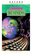 A Dictionary of Business cover