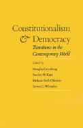 Constitutionalism and Democracy Transitions in the Contemporary World  The American Council of Learned Societies Comparative Constitutionalism Pap cover