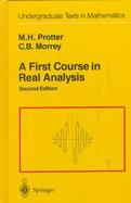 A First Course in Real Analysis cover
