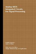 Analog Mos Integrated Circuits for Signal Processing cover