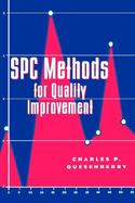 SPC Methods for Quality Improvement cover
