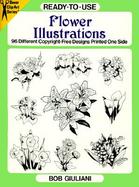 Ready-To-Use Flower Illustrations 96 Different Copyright-Free Designs Printed One Side cover
