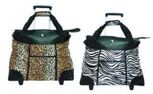 Deluxe Rolling Fashion Tote Cheetah cover