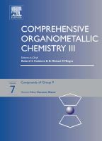 Comprehensive Organometallic Chemistry III Group 9 (volume7) cover