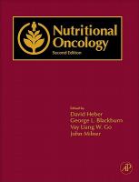 Nutritional Oncology cover