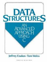 Data Structures An Advanced Approach Using C cover