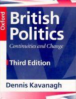 British Politics: Continuities and Change cover