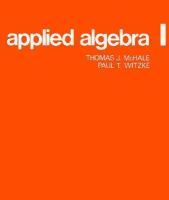 Applied Algebra I cover