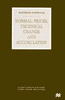 Normal Prices, Technical Change, and Accumulation cover