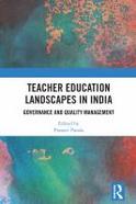 Teacher Education Landscapes in India cover