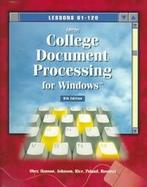 College Document Processing for Windows Lessons 61-120 cover
