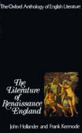 Literature of Renaissance England cover