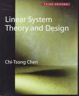 Linear System Theory and Design cover