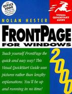 FrontPage 2000 for Windows: Visual Quickstart Guide cover