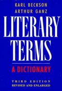 Literary Terms A Dictionary cover