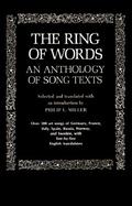 The Ring of Words An Anthology of Song Texts cover