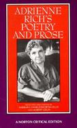 Adrienne Rich's Poetry and Prose Poems Prose Reviews and Criticism cover