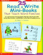 25 Read and Write Mini-Books That Teach Word Families cover