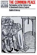 The Common Peace Participation and the Criminal Law in 17th Century England cover