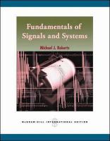 Fundamentals of Signals and Systems cover