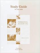 Study Guide for use with Managerial Accounting cover