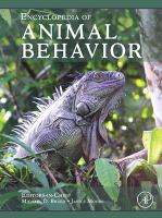 Encyclopedia of Animal Behavior cover