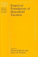 Empirical Foundations of Household Taxation cover