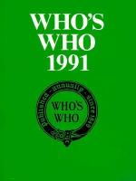 Who's Who 1991 cover