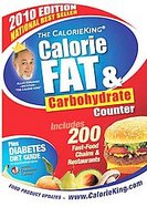 The CalorieKing Calorie, Fat & Carbohydrate Counter 2010 cover