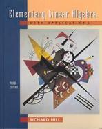 Elementary Linear Algebra with Applications cover