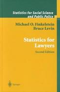 Statistics for Lawyers cover