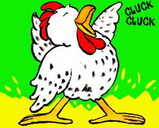 Cluck Cluck: Rattle Book cover