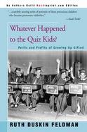 Whatever Happened to the Quiz Kids The Perils and Profits of Growing Up Gifted cover