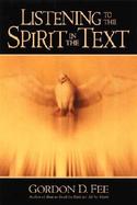 Listening to the Spirit in the Text cover