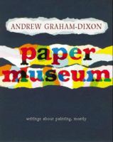 Paper Museum Writings About Painting, Mostly cover