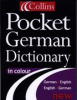 Collins Pocket German Dictionary German-English, English-German cover