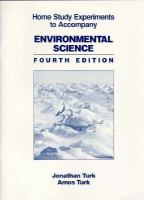 Take-Home-Exp Environmental Science cover