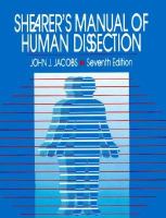 Shearer's Manual of Human Dissection cover