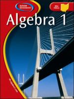 Glencoe Mathematics: Algebra 1: Ohio Edition (Aligned with Ohio Standards) cover
