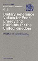 Dietary Reference Values of Food Energy & Nutrients for the U. K. (Coma Rpt) cover