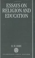 Essays on Religion and Education cover