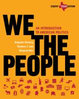 WE THE PEOPLE,TEXAS ED. (PAPER) cover