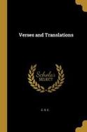 Verses and Translations cover